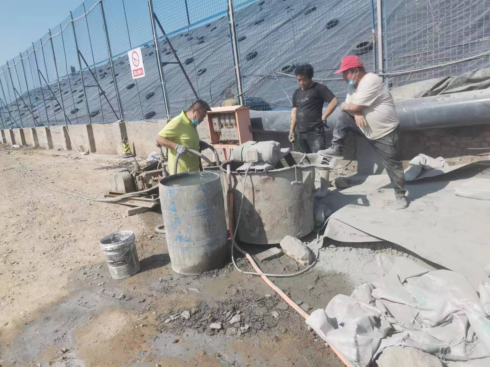 谢通门袖阀管注浆