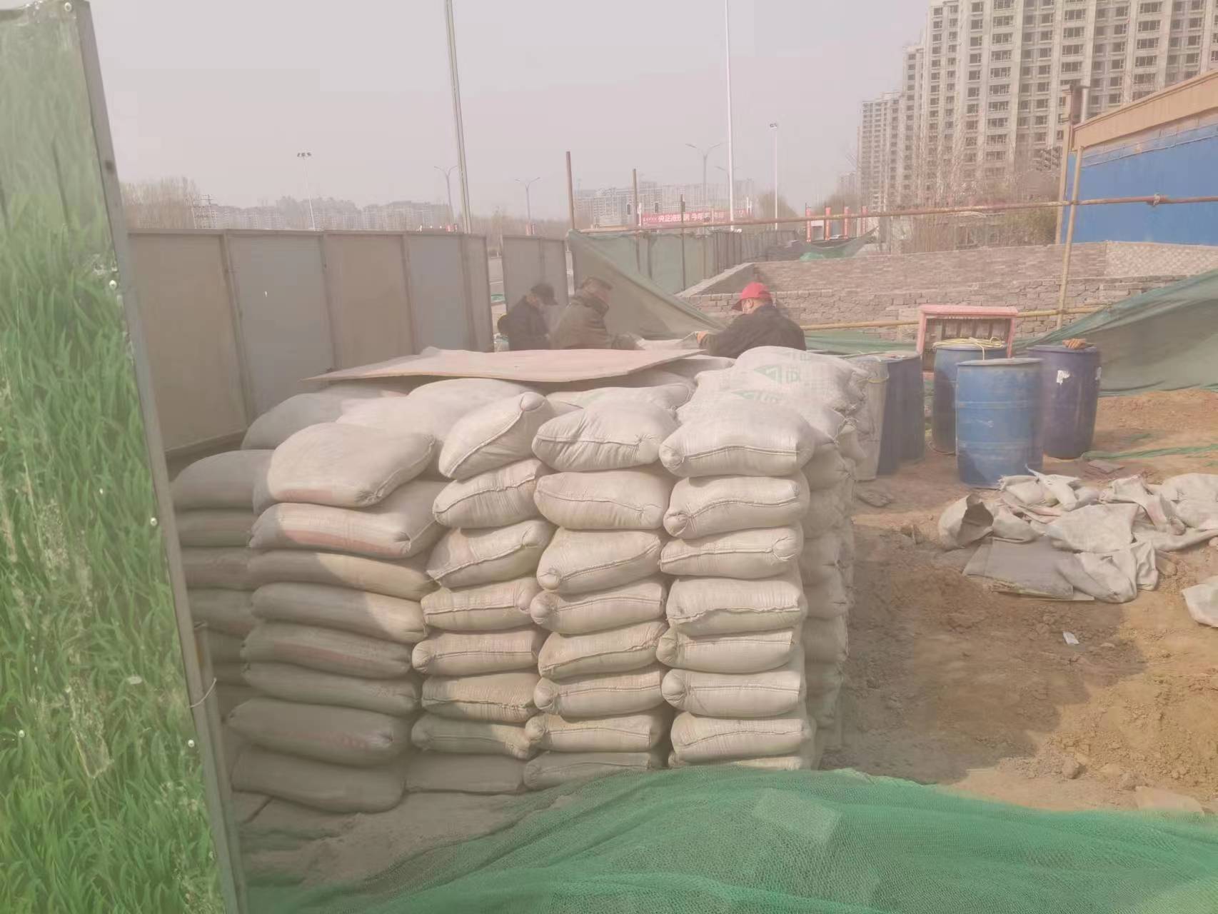 谢通门水泥注浆